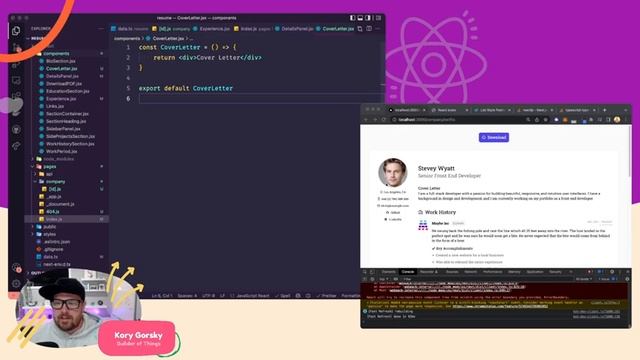 Building a Resume using React / Tailwind: Part 6 смотреть онлайн