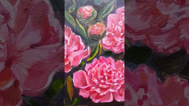 Инна Кирюшина. Рисуем пионы. смотреть онлайн