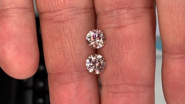 Popular Swarovski Morganite Colored Cubic Zirconia Round Stones at AfricaGems смотреть онлайн