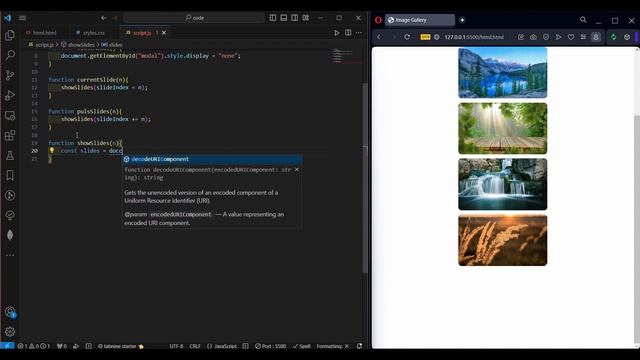 How to create a Beautiful Image Gallery: HTML, CSS, JS Tutorial #html смотреть онлайн