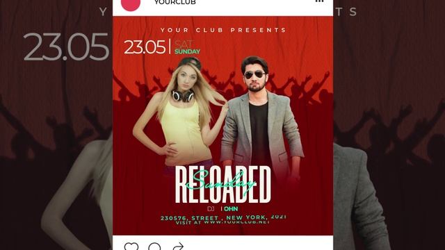 Клубные приглашения для социальных сетей_Videohive Clubs & Parties Pack_DIZAYNPROJECT смотреть онлайн