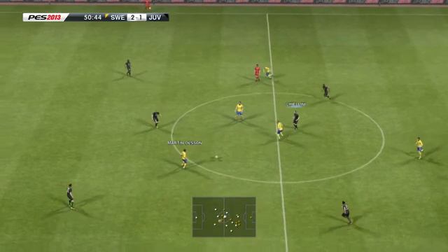 PES 13: PRO EVOLUTION SOCCER Juventus vs Sweden (SUPERSTAR MODE) Konami Cup Match 2 смотреть онлайн