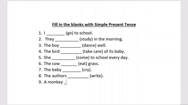 Worksheet no 19 | Basic Grammar | For Admission Test смотреть онлайн