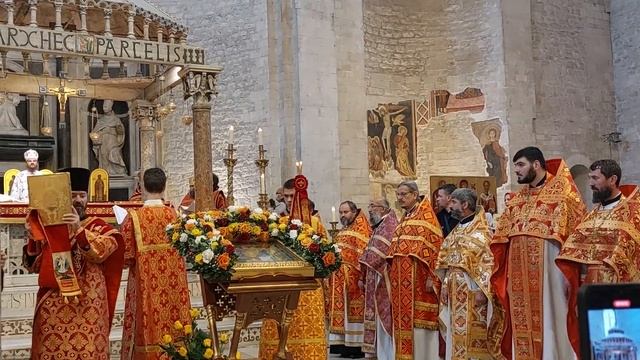 Русская служба в храме Николая Чудотворца на юге Италии. 22 мая 2023 смотреть онлайн