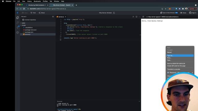 StackBlitz - in-browser IDE with native Node.js support смотреть онлайн