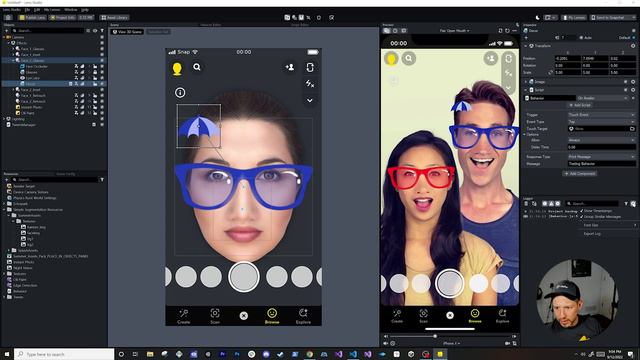 Lens Studio Tutorial: How To Create Cool Face Effects And Scripting смотреть онлайн