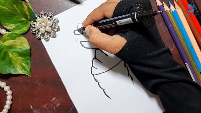 How to draw a Tumblr Korean Heart || A Girl Hand Holding Love Icon смотреть онлайн