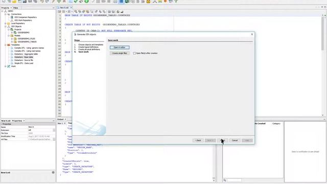 Create table datastores using ODI Generator смотреть онлайн