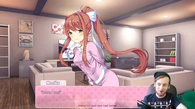 СВИДАНИЕ С МОНИКОЙ И ПРОСМОТР АНИМЕ В ПИЖАМКАХ ► Doki Doki Literature Club Our Time Mod ► #2 смотреть онлайн