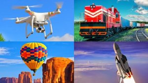 Изучаем воздушный транспорт и летательные аппараты для детей