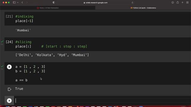 Python for AI/ML 5 : List смотреть онлайн
