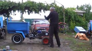 Адаптер к мотоблоку Салют, завершение работ.