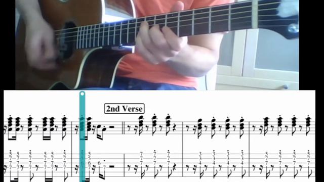 Despacito - Arrangement for 3 guitars (Rhythm part, video+TAB) смотреть онлайн