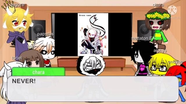 Undertale reacts to sans au theme //Gacha club// смотреть онлайн