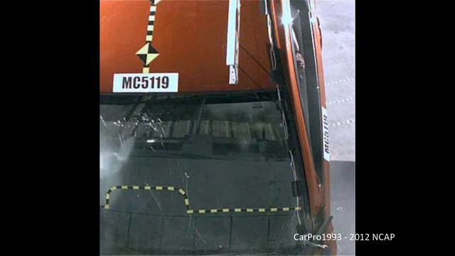 2012-2015 Scion iQ NHTSA Full-Overlap Frontal Crash Test смотреть онлайн