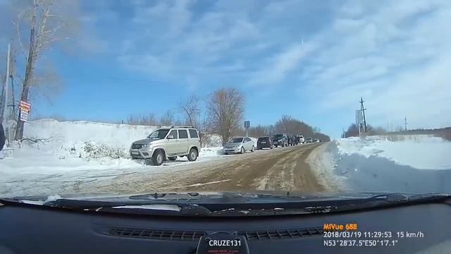 Видео с места столкновения электрички и "Калины" в Самарской области смотреть онлайн
