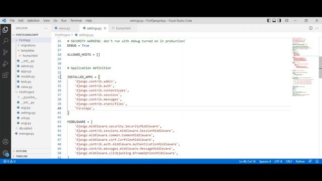 Create first App in Django | Getting Started, Your First Django Project смотреть онлайн