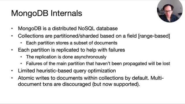 Lecture 23 Part 10 MongoDB Internals and Summary смотреть онлайн