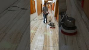Полировка мраморного пола