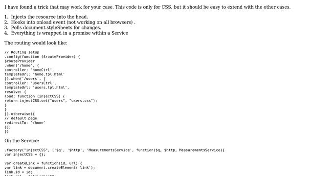 Code Review: Dynamically load assets (CSS+images+controllers) on route resolve (2 Solutions!!) смотреть онлайн