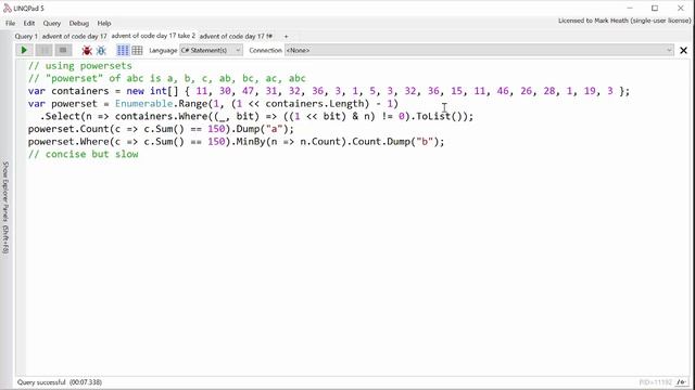 Advent of Code Day 17 - Filling the Fridge смотреть онлайн