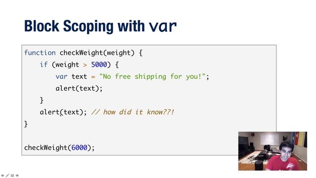 ES6: The 'let' Keyword смотреть онлайн