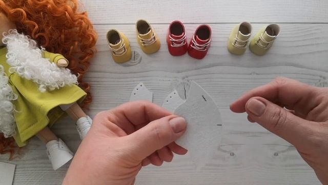 DIY Мастер-класс по изготовлению ботиночек на шнурках для куколки смотреть онлайн