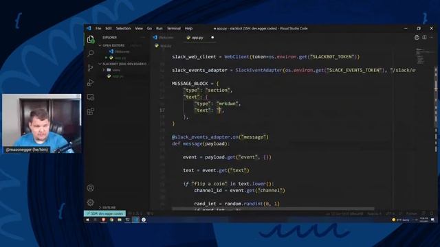 Building Your First Slackbot With Python смотреть онлайн