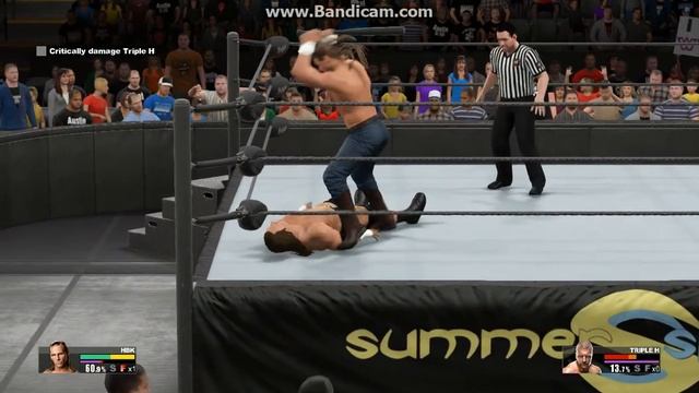 WWE2K15 Triple H vs Shawn Michaels Summer Slam PC смотреть онлайн