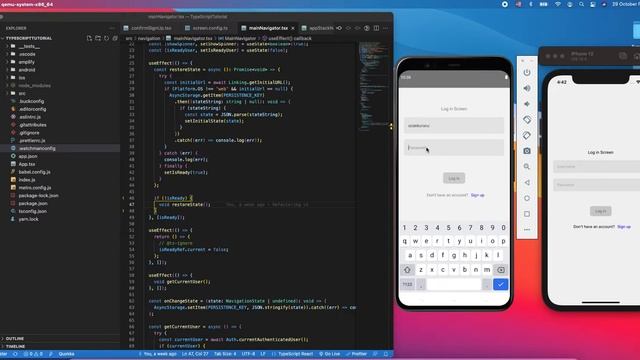 ReactNative TypeScript AWS Amplify - Basic Authentication смотреть онлайн