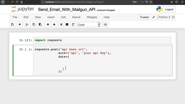 Part 1 - Send Email using Mailgun API with Python from a custom domain. смотреть онлайн
