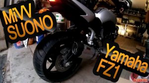 Прямоток MiVV SUONO на Yamaha FZ1 / FZ1-N