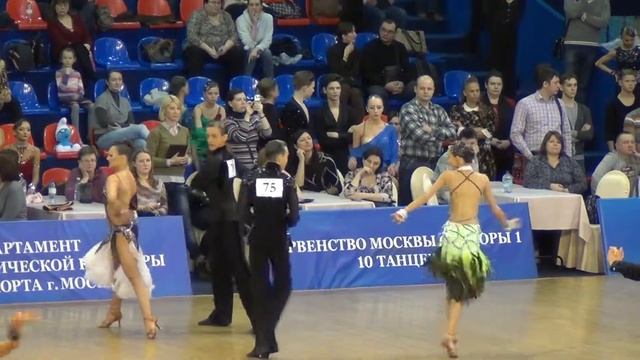 ПМ 10 танцев 1/16 Вадим и Юля.ча-ча-ча смотреть онлайн