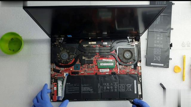 Как заменить аккумулятор для ноутбука Asus rog zephyrus gx735gvr Original quality смотреть онлайн