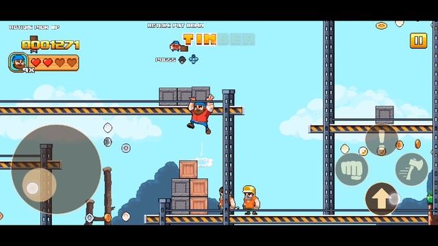 Timberman: The Big Adventure - Gameplay Walkthrough Part 1 - World 1 & Boss (iOS, Android) смотреть онлайн