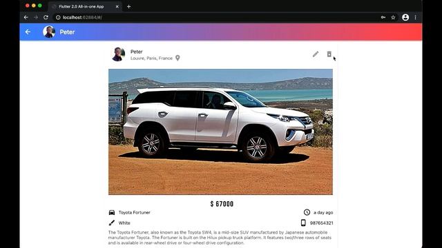 Build Car Selling Flutter 2.0 & Firebase Web App, Android & iOS App - Full Stack Developer Course смотреть онлайн