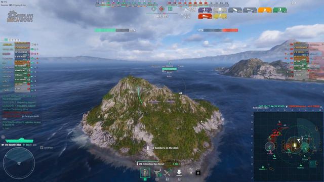 INDOMITABLE 124k damage, 6 frags | World of Warships Gameplay смотреть онлайн