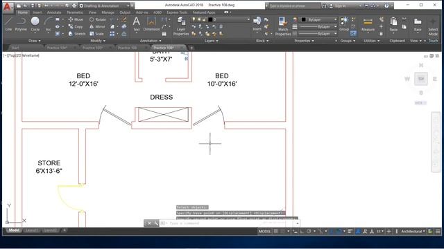 AUTOCAD # 108 How to insert Toilet Accessories & Furnitureuse using Design Center Design Center Pa смотреть онлайн