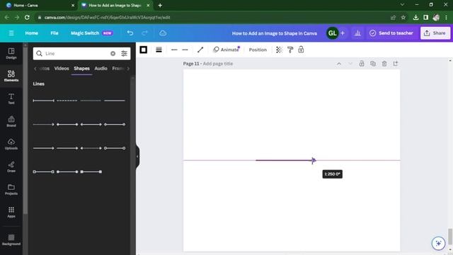 How to Draw a Straight Line in Canva смотреть онлайн