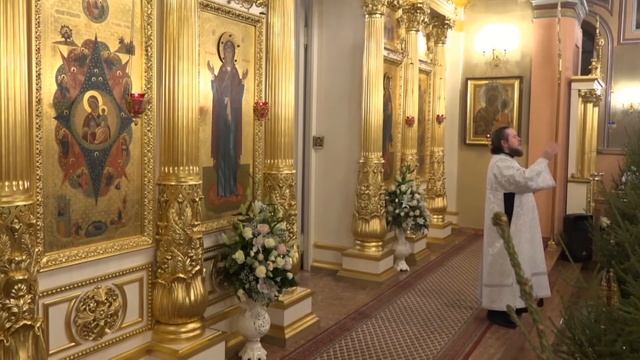 Праздник Рождества Христова в Покровском женском монастыре. смотреть онлайн
