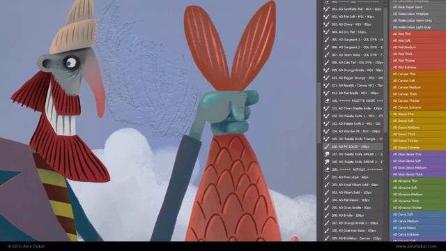 AD Impastoshop - How to add thick paint over your existing artwork смотреть онлайн