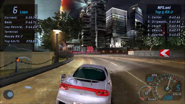 NFS Underground - Terminal Forward - 44.21 - No Nos RX-7 #nfs_onl смотреть онлайн