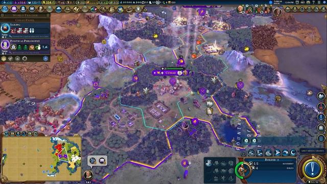 Civilization 6 | All DLCs | 250+ Mods | Deity Walkthrough - War With Tamar | Post - Classical Era смотреть онлайн