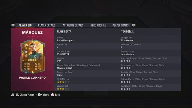 THE MOST UNDERRATED HERO IN FIFA!!! WORLD CUP HERO RAFAEL MÁRQUEZ PLAYER REVIEW!!! FIFA 23 RTG #39 смотреть онлайн