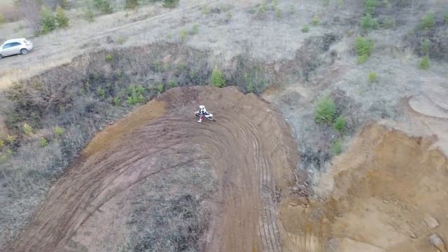 Открытие новой трассы для мотокросса в городе Сосновка смотреть онлайн