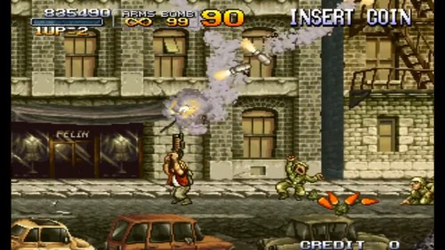 Metal Slug X : Homing Enemy Chaser MAME Arcade Game смотреть онлайн