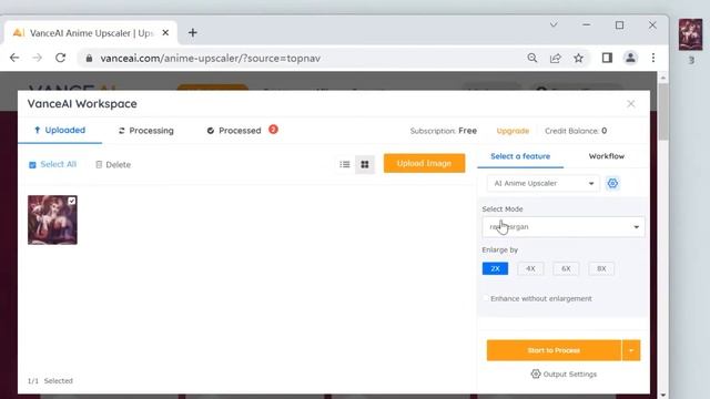 VanceAI - Best Waifu2x-based Online Anime Upscaler смотреть онлайн