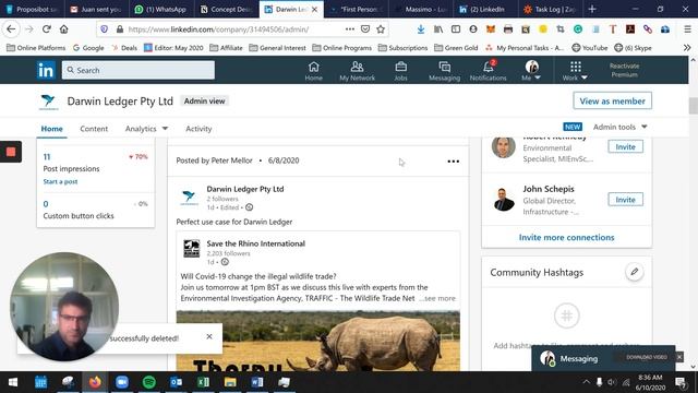 Zapier not posting from Wordpress to Linkedin смотреть онлайн