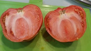 Томат "Красномордина" от АФ "Сибирский сад" Разрезаем, пробуем.