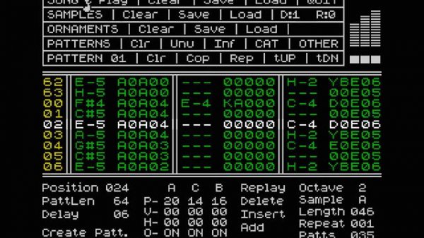 ZX Spectrum Music. Point of Departure by Aki (ZX Spectrum AY-3-8912 music).